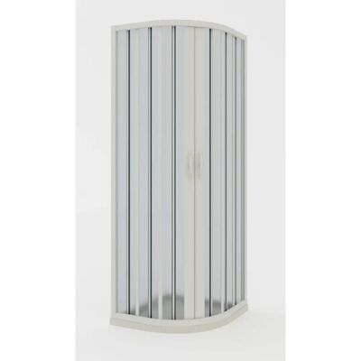 Idralite Loto Mampara de ducha semicircular plegable - 90x90cm Idralite Loto Mampara de ducha semicircular plegable - 90x90cm