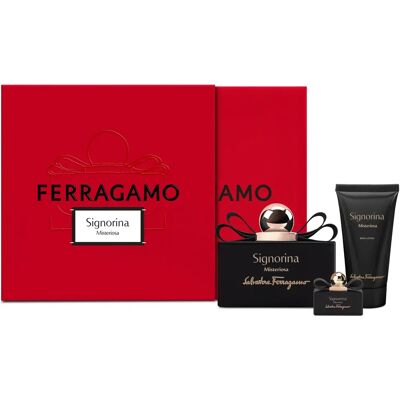 Salvatore Ferragamo - Signorina Misteriosa - 100 ml EDP - 50 ml Kroppslotion - Parfyme Sett Salvatore Ferragamo - Signorina Misteriosa - 100 ml EDP - 50 ml Kroppslotion - Parfyme Sett