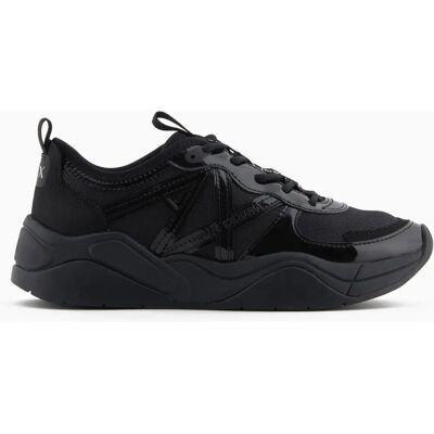 Armani Exchange XDX039XV31100002 Wielomateriałowe buty czarne - Buty Armani Exchange XDX039XV31100002 Wielomateriałowe buty czarne - Buty