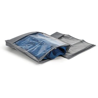 Sac de rangement Easybag gris cendre de Perfetto Più - Sac de rangement pour vêtements Sac de rangement Easybag gris cendre de Perfetto Più - Sac de rangement pour vêtements