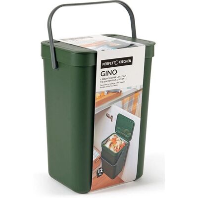 Perfetto 29125 Skräpkorg - Organiskt avfall - 12L - Skogsgreen Perfetto 29125 Skräpkorg - Organiskt avfall - 12L - Skogsgreen