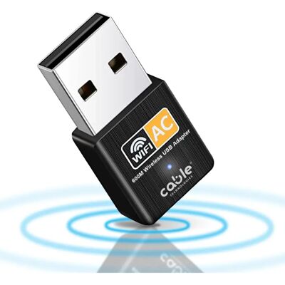 CABLE TECHNOLOGIES - Chiavetta Wifi USB Dual Band 2.4/5GHz - WiFi USB Adapter CABLE TECHNOLOGIES - Chiavetta Wifi USB Dual Band 2.4/5GHz - WiFi USB Adapter
