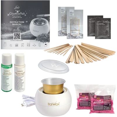 ItalWax Solo GloWax ansiktsvoksingsett - Følsom hud - 30 behandlinger ItalWax Solo GloWax ansiktsvoksingsett - Følsom hud - 30 behandlinger