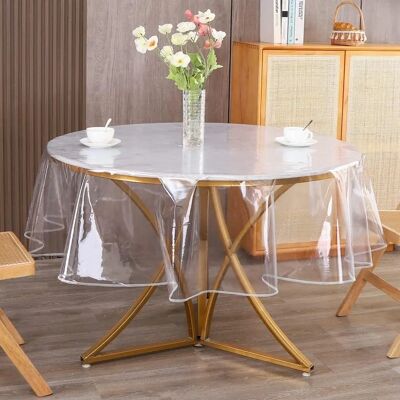 Unknown - RoundPVC140 - Transparente - PVC - Toalha de mesa Unknown - RoundPVC140 - Transparente - PVC - Toalha de mesa