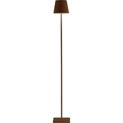Lampe LED rechargeable Zafferano Poldina Pro L Corten - 122cm - Publicité Lampe LED rechargeable Zafferano Poldina Pro L Corten - 122cm - Publicité