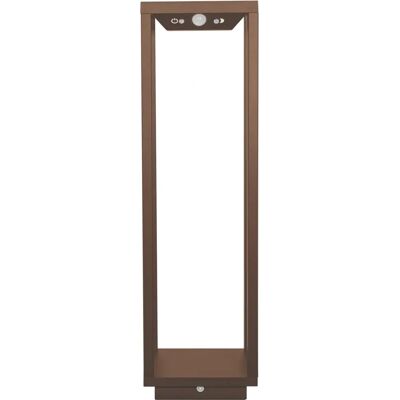 Zafferano Solar Außen Corten Laterne - 2,2W Akku IP54 Zafferano Solar Außen Corten Laterne - 2,2W Akku IP54