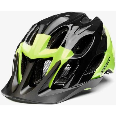 Casque Briko Makian - Casque de vélo unisexe avec visière - Publicité Casque Briko Makian - Casque de vélo unisexe avec visière - Publicité