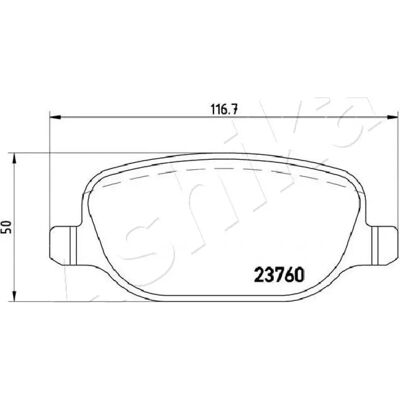 ASHIKA 51-00-0202 Baksiden bremsbeltesett - for ALFA ROMEO, LANCIA ASHIKA 51-00-0202 Baksiden bremsbeltesett - for ALFA ROMEO, LANCIA