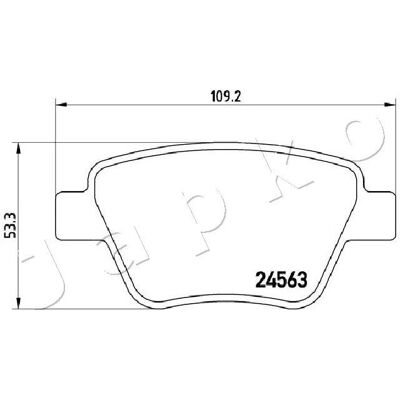 Japko 510902 Hintere Bremsbeläge - Scheibenbremse, für Audi, VW, Seat, Skoda Japko 510902 Hintere Bremsbeläge - Scheibenbremse, für Audi, VW, Seat, Skoda