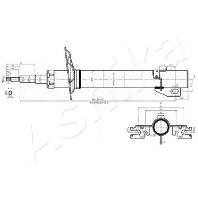 Ashika MA-00552 Stoßdämpfer-Kit - Stoßdämpfer für Fiat, Peugeot, Citroën Ashika MA-00552 Stoßdämpfer-Kit - Stoßdämpfer für Fiat, Peugeot, Citroën