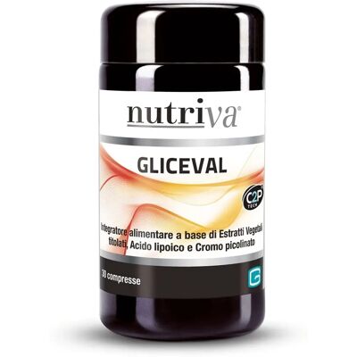 Nutriva Gliceval - Cannella, Banaba, Gymnema - Supporta il metabolismo dei carboidrati Nutriva Gliceval - Cannella, Banaba, Gymnema - Supporta il metabolismo dei carboidrati