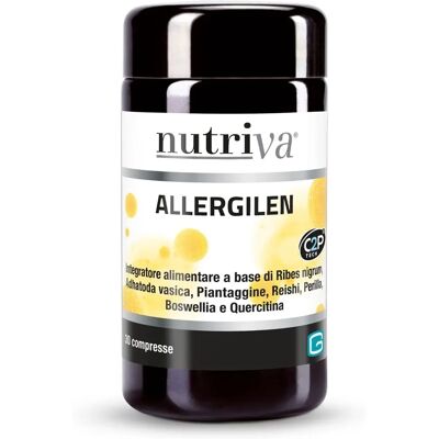 Nutriva Allergilen - Supporto Respiratorio - 30 Compresse Nutriva Allergilen - Supporto Respiratorio - 30 Compresse