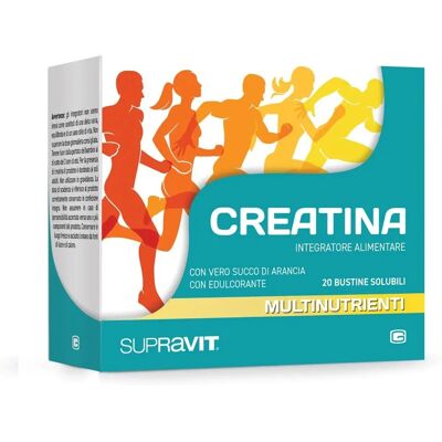 Giuriati Group Srl Supravit Creatina - Supporto attività muscolare - 20 bustine Giuriati Group Srl Supravit Creatina - Supporto attività muscolare - 20 bustine