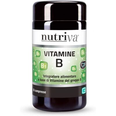 Integratore Vitaminico B Nutriva - Supporta Energia & Riduce Fatica Integratore Vitaminico B Nutriva - Supporta Energia & Riduce Fatica