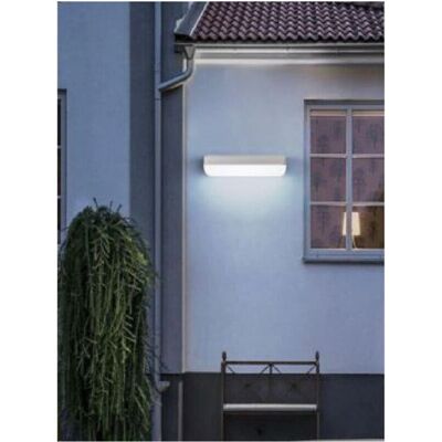 Lámpara de Pared Exterior Blanca - 12W, 6500K, 4000K, 3000K - ES63 Lámpara de Pared Exterior Blanca - 12W, 6500K, 4000K, 3000K - ES63