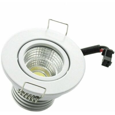 TRADE SHOP TRAESIO - Faretto 1 LED COB 3W - Blanco TRADE SHOP TRAESIO - Faretto 1 LED COB 3W - Blanco