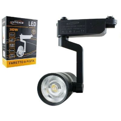Trade Shop Foco LED para carril - 30W - Luz natural - Blanco natural Trade Shop Foco LED para carril - 30W - Luz natural - Blanco natural