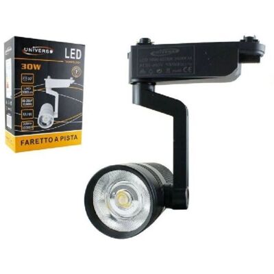 Trade Shop Luz de Pista LED - 30W Cálido Neutro Frío - Negro Trade Shop Luz de Pista LED - 30W Cálido Neutro Frío - Negro