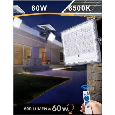 Trade Shop Solar LED Flutlicht - 60W - Außen Sicherheitslampe Trade Shop Solar LED Flutlicht - 60W - Außen Sicherheitslampe