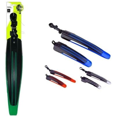Trade Shop Set 2 Stück Universal PVC Fahrrad Kotflügel - Verschiedene Farben Trade Shop Set 2 Stück Universal PVC Fahrrad Kotflügel - Verschiedene Farben