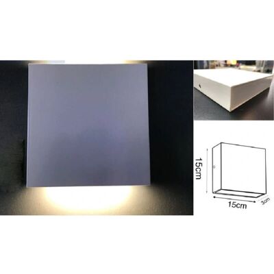Trade Shop Lámpara de Pared LED Cuadrada 12W - Lámpara de Pared LED Trade Shop Lámpara de Pared LED Cuadrada 12W - Lámpara de Pared LED
