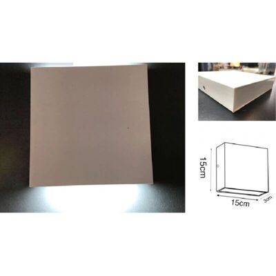 Trade Shop XC9044 - Quadratische 12W LED Wandleuchte - Minimalistisch Trade Shop XC9044 - Quadratische 12W LED Wandleuchte - Minimalistisch