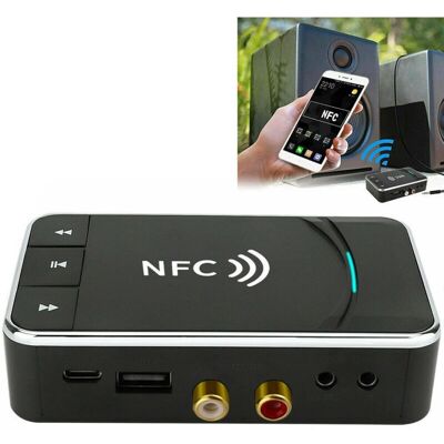 Trade Shop - BT5 NFC 3.5 RCA - NFC - Receptor Bluetooth Trade Shop - BT5 NFC 3.5 RCA - NFC - Receptor Bluetooth