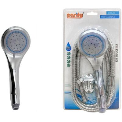 Trade Shop Traesio - Kit Bagno Doccetta Doccino Soffione Tondo 1,8 Mt Staffa 69039 - Shower kit Trade Shop Traesio - Kit Bagno Doccetta Doccino Soffione Tondo 1,8 Mt Staffa 69039 - Shower kit
