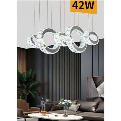 Lámpara de Techo Trade Shop Traesio - Ajustable con 5 Anillos LED 42W Lámpara de Techo Trade Shop Traesio - Ajustable con 5 Anillos LED 42W
