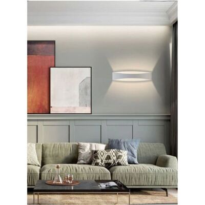 Lámpara de Pared Trade Shop Traesio - LED Moderna 12W - Blanco Cálido - Montaje en Pared Lámpara de Pared Trade Shop Traesio - LED Moderna 12W - Blanco Cálido - Montaje en Pared