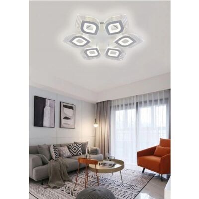 Trade Shop Traesio Weiße Deckenleuchte - Modern 6500K LED 55W Trade Shop Traesio Weiße Deckenleuchte - Modern 6500K LED 55W