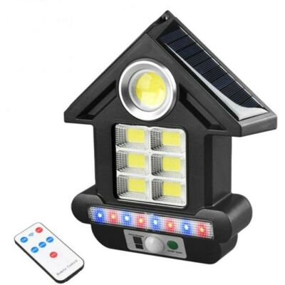 Trade Shop Luz Solar Sensor de Movimiento - 81 LED Cob, Mando Trade Shop Luz Solar Sensor de Movimiento - 81 LED Cob, Mando