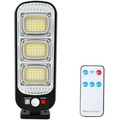 Trade Shop Traesio Lampione Stradale Pannello Solare 72 LED Trade Shop Traesio Lampione Stradale Pannello Solare 72 LED