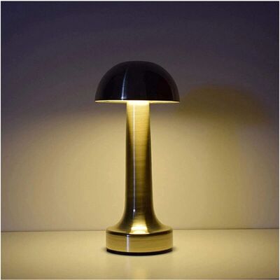 Trade Shop Lampada da Tavolo Effetto Bronzo Ricaricabile USB - Lampada da Tavolo Trade Shop Lampada da Tavolo Effetto Bronzo Ricaricabile USB - Lampada da Tavolo