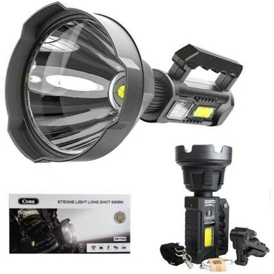 Trade Shop Traesio Langreichweite 300+ Meter 150W Taschenlampe Trade Shop Traesio Langreichweite 300+ Meter 150W Taschenlampe