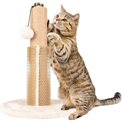 Trade Shop Sno Árbol para Gatos - Blanco Marrón - Árbol Rascador Trade Shop Sno Árbol para Gatos - Blanco Marrón - Árbol Rascador
