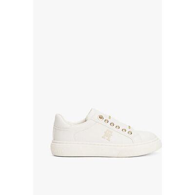 Tommy Hilfiger T3A933744 weiß/gold - Schuhe Tommy Hilfiger T3A933744 weiß/gold - Schuhe