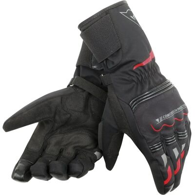 Dainese Tempest Unisex D-Dry Long Motorcycle Gloves - Black Red - Motorcycle Gloves Dainese Tempest Unisex D-Dry Long Motorcycle Gloves - Black Red - Motorcycle Gloves