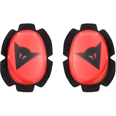 Dainese Pista Slider Genou Fluo-Rouge/Noir - Slider de Genou Dainese Pista Slider Genou Fluo-Rouge/Noir - Slider de Genou