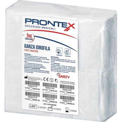 Garza Assorbente Prontex - 30x30cm - 1kg Garza Assorbente Prontex - 30x30cm - 1kg