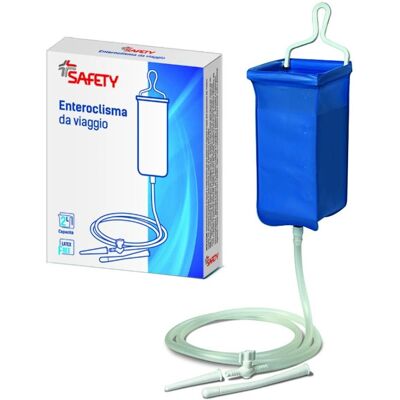 Safety SpA Enteroclisma Kit Viaggio 2L Anal Vaginale Safety SpA Enteroclisma Kit Viaggio 2L Anal Vaginale