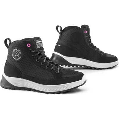 Falco Airforce Zapatos de motocicleta para damas - Negro - Modelo: Airforce - Transpirable, Protección D3O Falco Airforce Zapatos de motocicleta para damas - Negro - Modelo: Airforce - Transpirable, Protección D3O