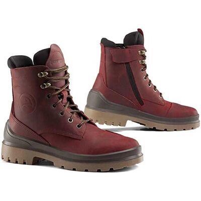 Bottes de moto femme Falco Viky imperméables - Rouge Pourpre - Taille 40 - Publicité Bottes de moto femme Falco Viky imperméables - Rouge Pourpre - Taille 40 - Publicité