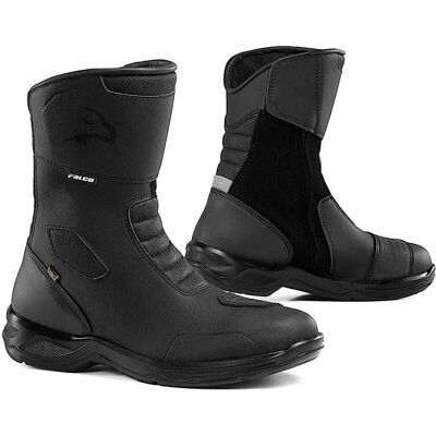 Falco Liberty 3 Wasserdichte Motorradstiefel - Schwarz Falco Liberty 3 Wasserdichte Motorradstiefel - Schwarz