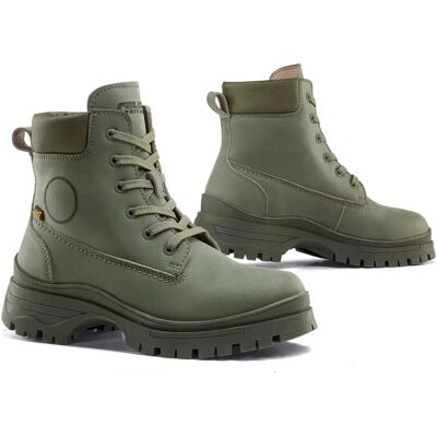 Botas de moto impermeables para mujer Falco Zarah - Verde - 39 Botas de moto impermeables para mujer Falco Zarah - Verde - 39