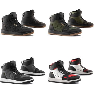 Falco Harlem Motorrad Schuhe - Schwarz Grau - 45 - Unisex Falco Harlem Motorrad Schuhe - Schwarz Grau - 45 - Unisex