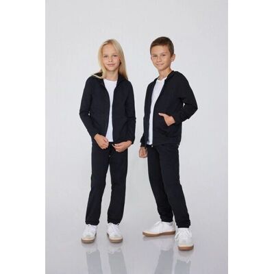 Felpa con cappuccio in cotone per bambini di Tezenis - Nero - Felpa con cappuccio Felpa con cappuccio in cotone per bambini di Tezenis - Nero - Felpa con cappuccio