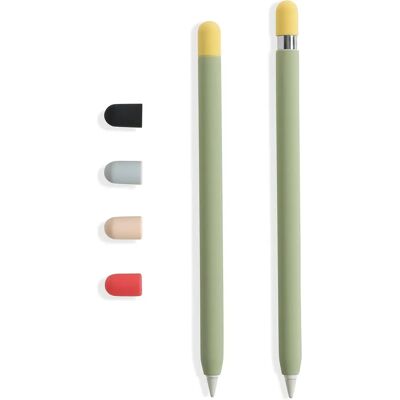 Coque en Silicone Doodroo pour Apple Pencil 1 & 2e Génération - Embouts Colorés - Vert - Publicité Coque en Silicone Doodroo pour Apple Pencil 1 & 2e Génération - Embouts Colorés - Vert - Publicité