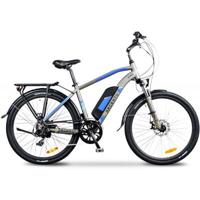 Bicicletta elettrica Argento Alpha 2021 - 27,5" Supporta 25 km/h Bicicletta elettrica Argento Alpha 2021 - 27,5" Supporta 25 km/h