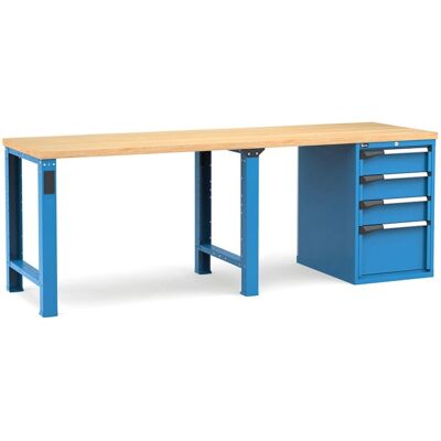 Fami Master - Master - Blu - Armadio a 4 cassetti - Banco da lavoro Fami Master - Master - Blu - Armadio a 4 cassetti - Banco da lavoro